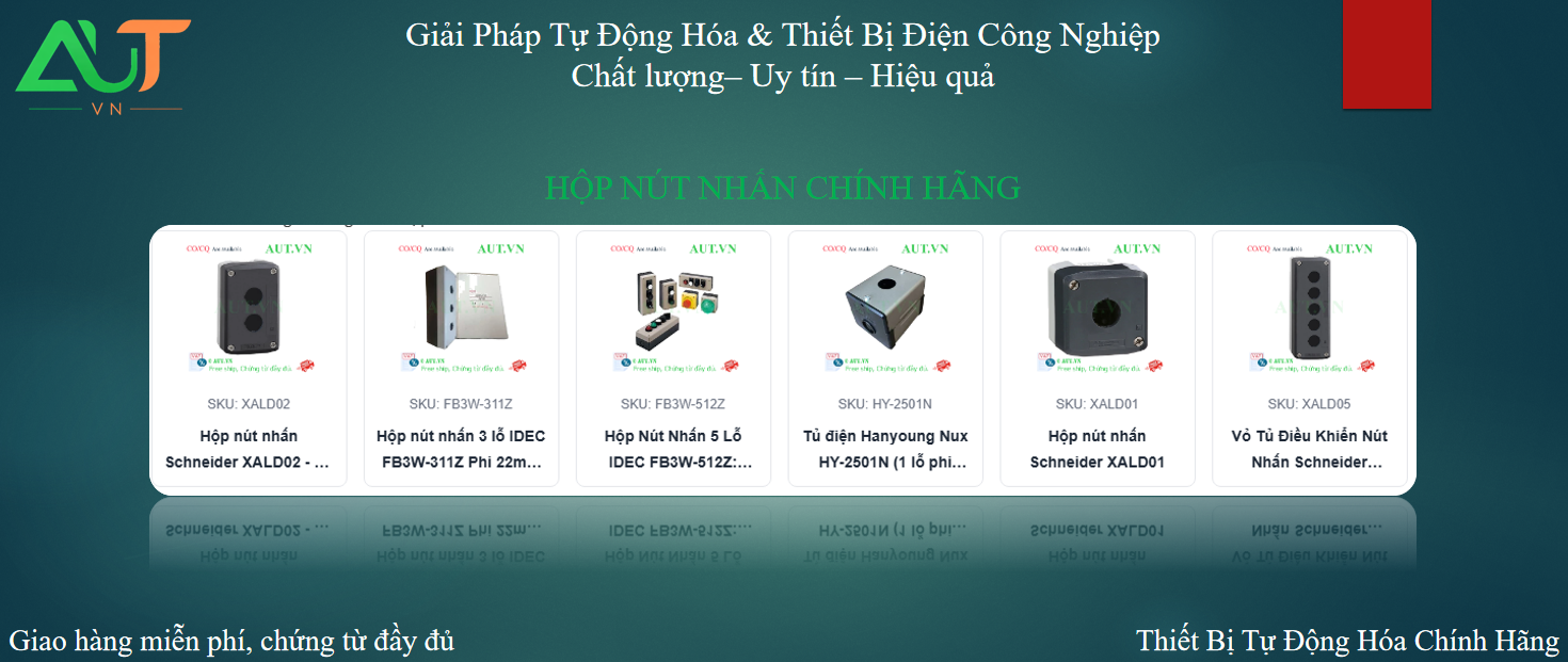 HỘP NÚT NHẤN CHÍNH HÃNG